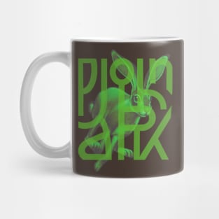 Rabbit (green) Mug